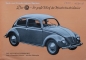 Preview: Volkswagen Käfer Modellprogramm 1950 Automobilprospekt (9406)